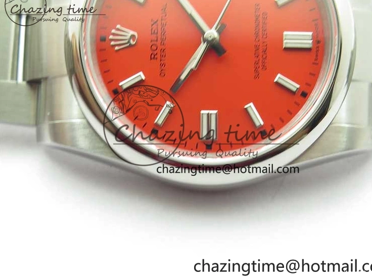 Perpetual 126000 36mm Dial BP SS Bracelet Red on Edition Oyster Best 0217